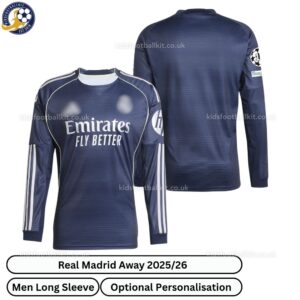 25_26 Real Madrid away long sleeve - over view