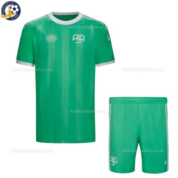 AS Roma Goalkeeper Kids Football Kit 2025_26-front view