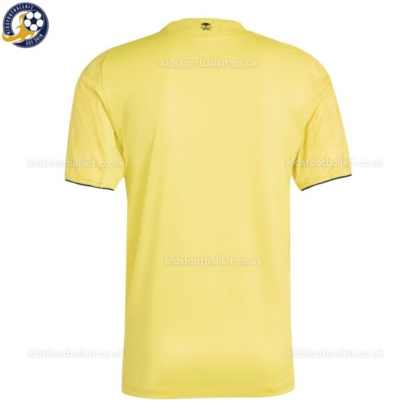Al nassr home men football shirt 25_26-back view