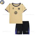 Barcelona Away 25 26 Kids Football Kit_front view