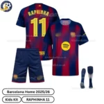 kfk_Barcelona-Home-Kids-Football-Kit-2025_26-–-RAPHINHA-11-over-view-with-socks-r