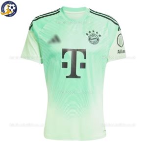 Bayern Munich Green Goalkeeper Men Football Shirt 25/26 - Front View Light