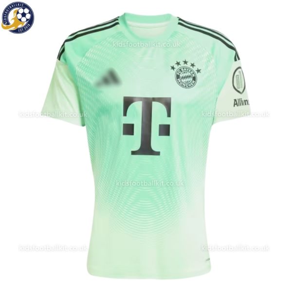Bayern Munich Green Goalkeeper Men Football Shirt 25/26 - Front View Light
