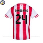 Brentford Damsgaard 24 Home 25 26 Men Football Shirt -back view