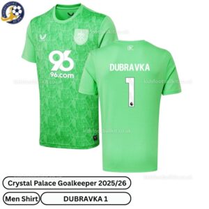 Crystal Palace Dubravka 1 Goalkeper Men Football Shirt-over view