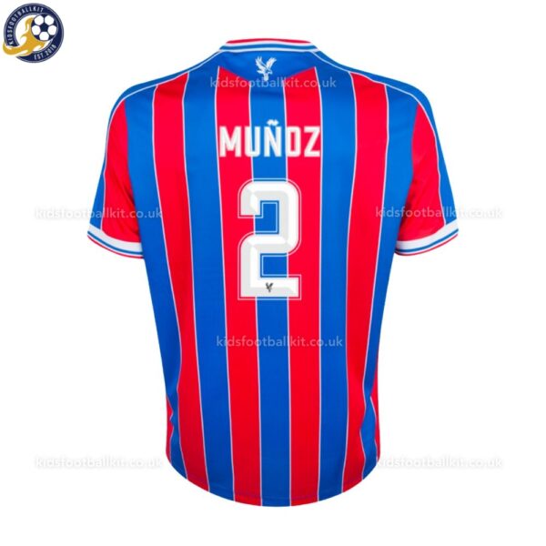 Crystal Palace Munoz 2 Home 25 26 Men Football Shirt -back view