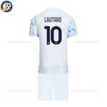 Inter Milan LAUTARO 10 Away 25 26 Kids Football Kit -back view