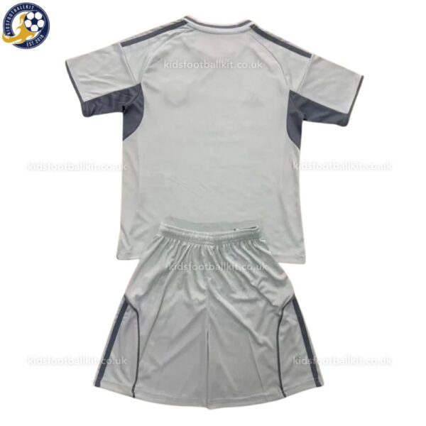 LA Galaxy Grey Training Kids Football Kit 25_26 - back view