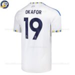 Leeds United OKAFOR 19 Home 25 26 Men Football Shirt -back view