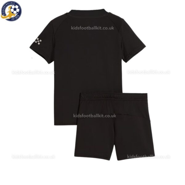 Manchester City Away 25 26 Kids Football Kit -back view