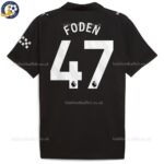Manchester City Foden 47 Away 25 26 Men Football Shirt -back view