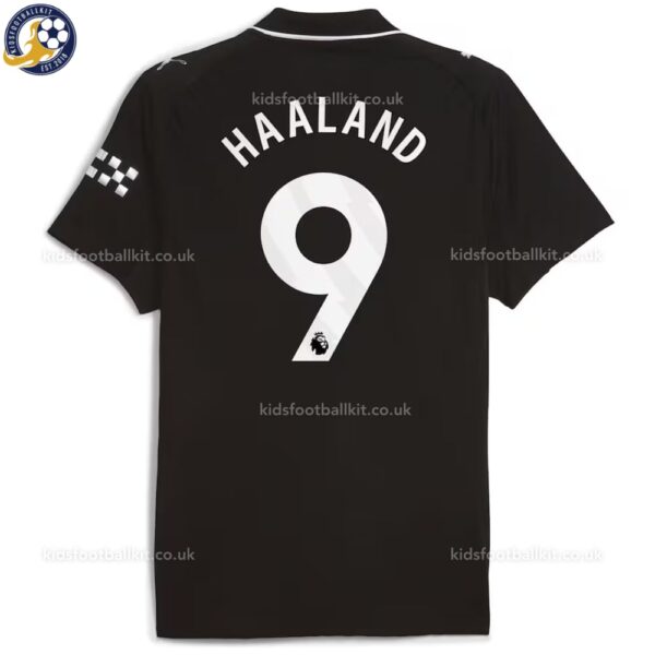 Manchester City Haaland 9 Away 25 26 Men Football Shirt -back view