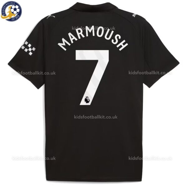 Manchester City Marmoush 7 Away 25 26 Men Football Shirt -back view