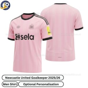 Newcastle United Goalkeeper Men Football Shirt 25_26 - Pink - over view