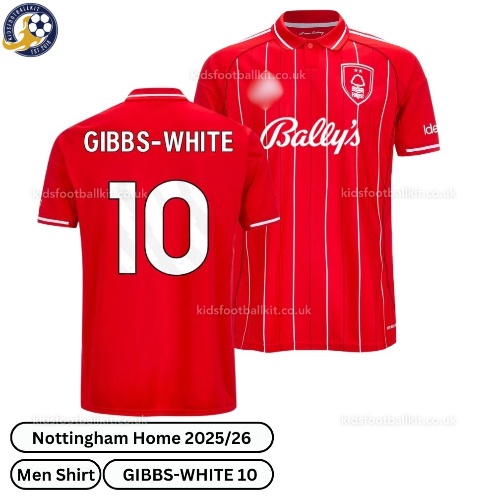 GIBBS-WHITE 10 Football Shirts & Kits 2025