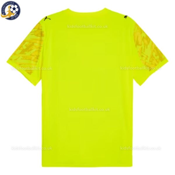 Olympique Marseille Yellow Goalkeeper Men Football Shirt 2025_26-back view
