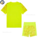Paris Saint Germain Yellow Goalkeeper Kids Football Kit 2025_26-back view