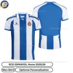 RCD ESPANYOL Home Men Shirt 2025_26 - over view