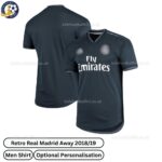 Retro Real Madrid Away Men Shirt 2018_19 - over view