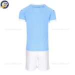 SS Lazio Home Kids Football Kit 2025_26-back view