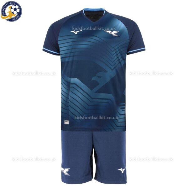 SS Lazio Third Kids Football Kit 2025_26-front view