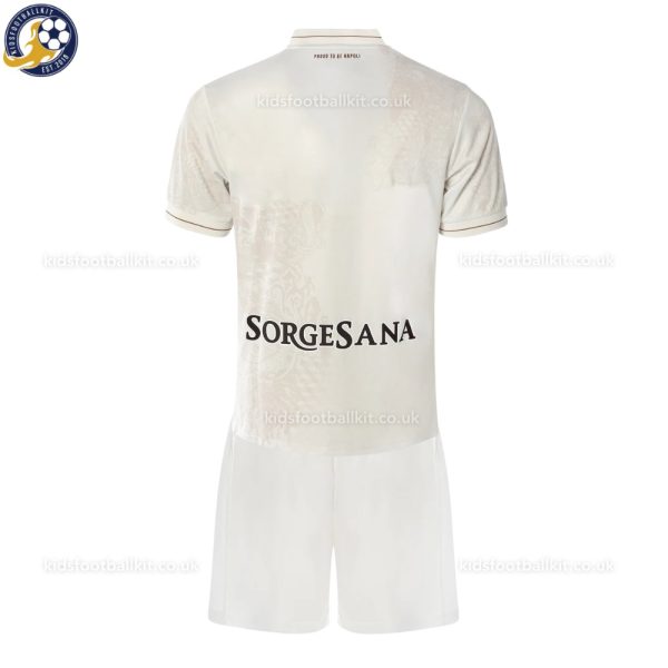 SSC Napoli Away Kids Football Kit 2025/26 - back view