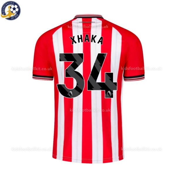 Sunderland XHAKA 34 Home 25 26 Men Football Shirt -back view