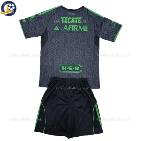 Tigers UANL Third Kids Football Kit 25_26-back view