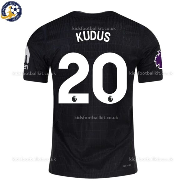 Tottenham Hotspur Away Men Football Shirts 25_26 - KUDUS 20 - backview