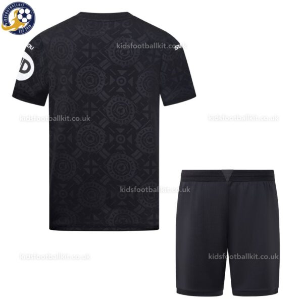 Wolves Goalkeeper Kids Football Kit 25_26 - back view