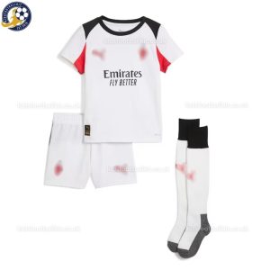AC Milan Away Kids Football Kit 2025/26 (With Socks) - Front view