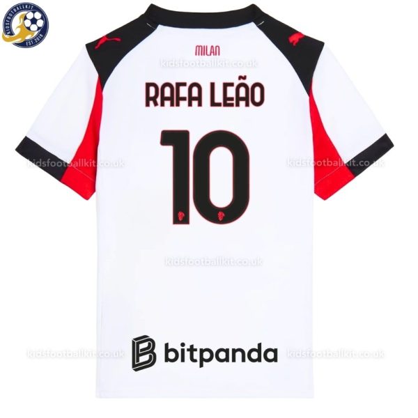 AC Milan 25/26 RAFA LEÃO 10 Away Men Football Shirt - Back View