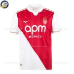 AS Monaco Home Men Football Shirt 2025/26 - Front View