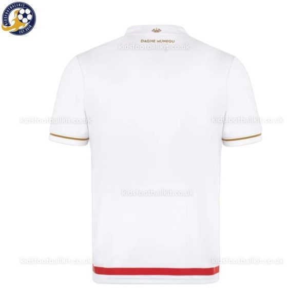 AS Monaco Home Men Football Shirt 2025/26 - Back View