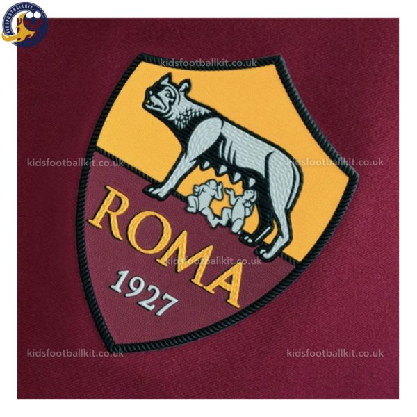 AS Roma Home Kids Football Kit 2025/26 - details (1)