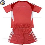 Aston Villa Red Goalkeeper Kids Football Kit 2025/26 - Back View