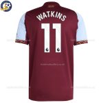 Aston Villa 25/26 WATKINS 11 Home Men Football Shirt - Back view