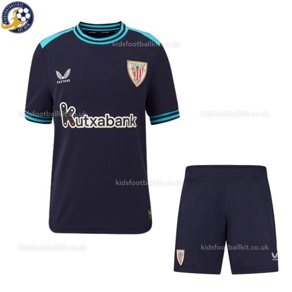 Athletic Club Bilbao Away Kids Football Kit 2025/26 - Front View