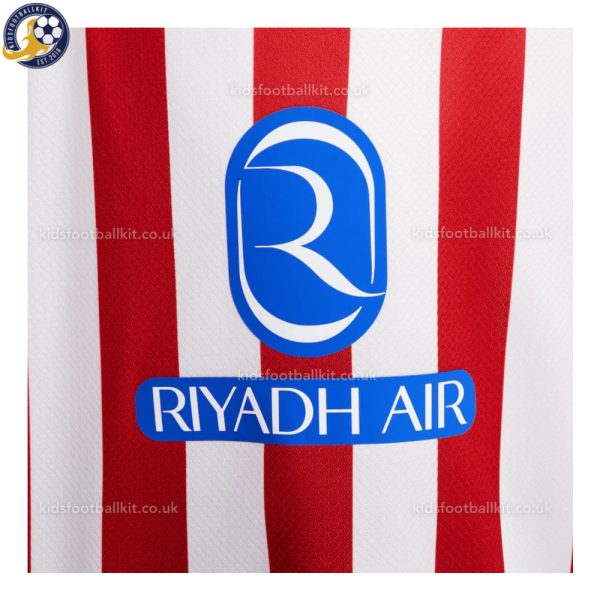 Atletico Madrid Home Kids Football Kit 2025/26 - details (1)