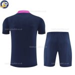 Barcelona Navy Blue Training Kids Football Kit 2025/26 - Back View