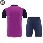 Barcelona Purple Training Kids Football Kit 2025/26 - Back View
