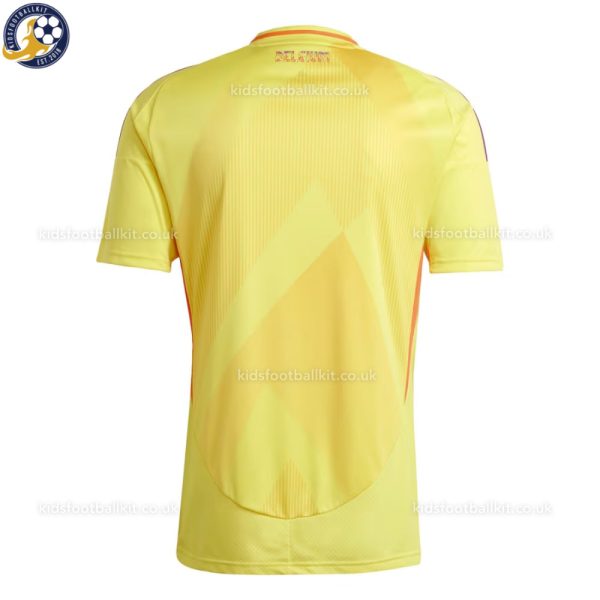 Belgium Away Men Football Shirt 2025/26 - Back View