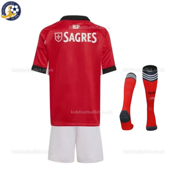 SL Benfica Home Kids Football Kit 2025/26 (With Socks) - Back View