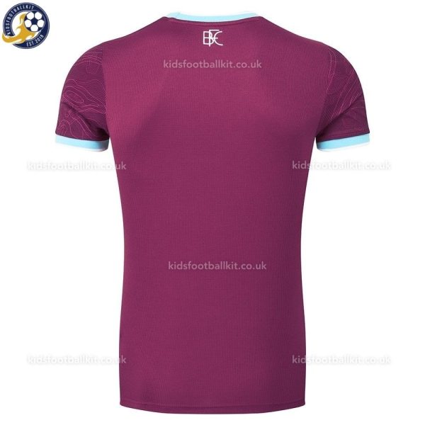 Burnley Home Men Football Shirt 2025/26 - Back View