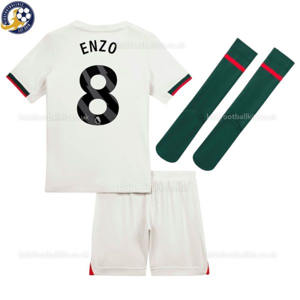 Chelsea ENZO 8 Away Kids Football Kit 2025/26 - Back View