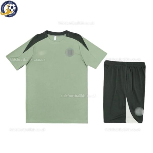 Chelsea 25/26 Green Training Kids Football Kit - Details (1)