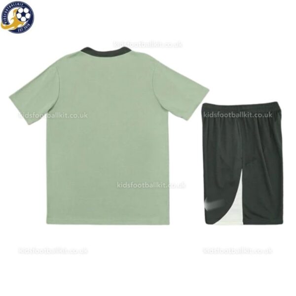 Chelsea 25/26 Green Training Kids Football Kit - Details (2)