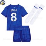 Chelsea ENZO 8 Home Kids Football Kit 2025/26 - Back View