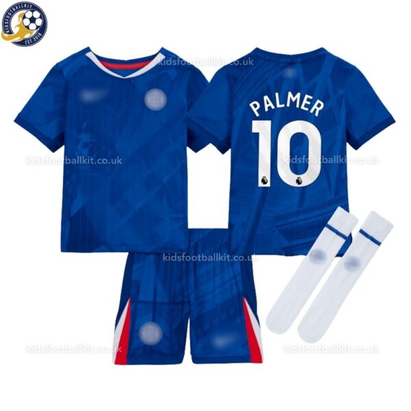 Chelsea PALMER 10 Home Kids Football Kit 2025/26 - Over View