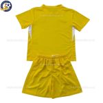 Chelsea 25/26 Yellow Goalkeeper Kids Football Kit - Back View